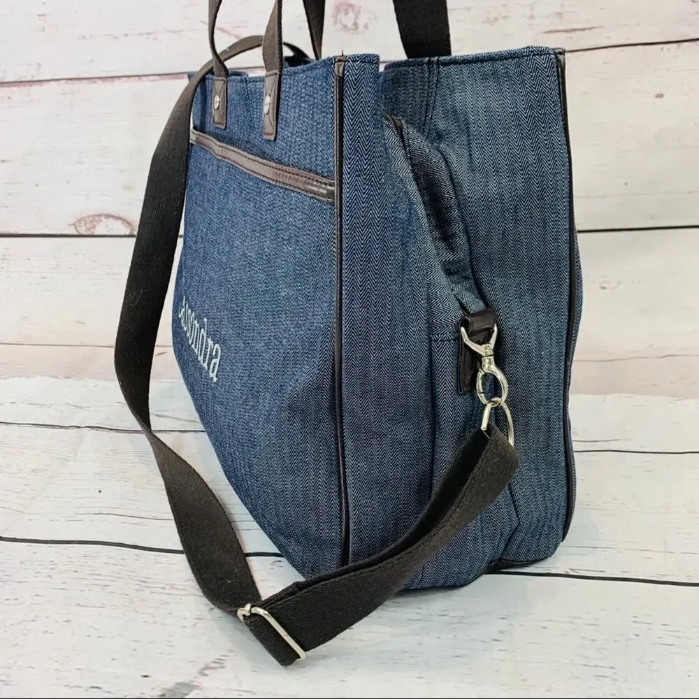 Thirty-One Suite Success Cassondra embroidered bag